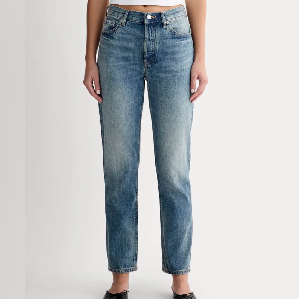 Everlane 90’s Cheeky Denim Jean Sz 25 Crop - Picture 3 of 13